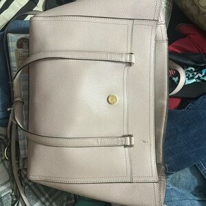 Michael Kors pink leather hand bag